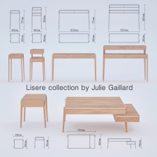 Lisere furniture collection set 2 by Julie Gaillard