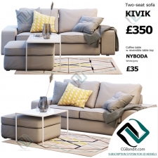 Диван Sofa Ikea Kivik 08