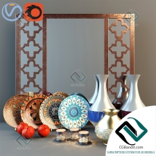 Декоративный набор Decor set in oriental style