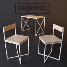 Стол и стулья Drommel Ukraine