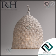 Подвесной светильник RH Seagrass Market Pendant