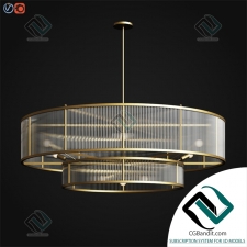 Подвесной светильник Marais Round Chandelier 72 Restoration Hardware