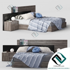 Кровать Bed Status Futura Grey