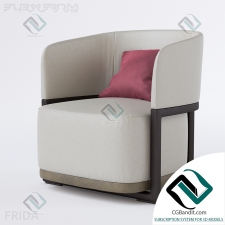 Кресло Armchair Flexform Frida