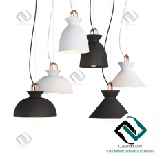 Подвесной светильник Hanging lamp on string suspension