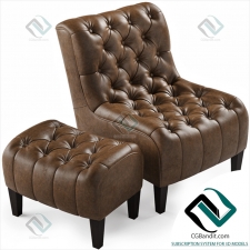 Кресло Armchair Winslet Chair Ottoman
