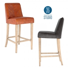 Кожаный барный стул model H374 от Studio 36