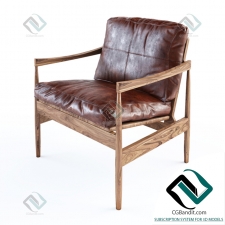 Кресло Armchair Dan Form hermes lounge chair