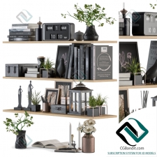 Декоративный набор Decor set on Shelves