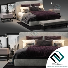 Кровать Bed Minotti Powell