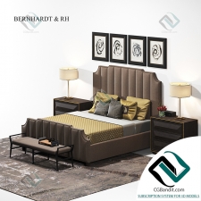 Кровать Bed bernhardt & restoration hardware