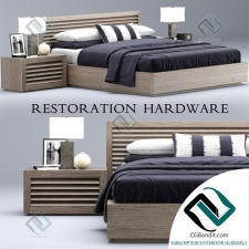 Кровать Bed Restoration Hardware Grand Shutter