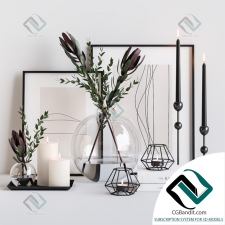 Декоративный набор Decor set with eucalyptus