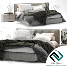 Кровать Bed Bedford Minotti