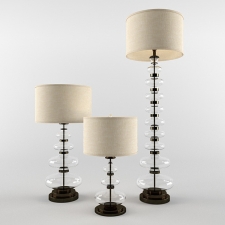 ESTELLE STACKED GLASS TABLE LAMP