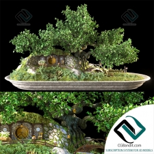 Бонсай в стиле Хоббита Hobbit bonsai