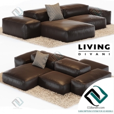 Диван Sofa Extrasoft Living Divani
