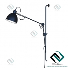 Бра Sconce Newrays adjustable antique industrial swing