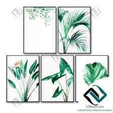 Багеты Baguettes Posters tropical plants
