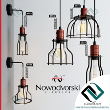 Комплект подвесных светильников и бра Pendant lights and sconces set Nowodvorski