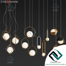 Подвесной светильник Hanging lamp 4 Type 001