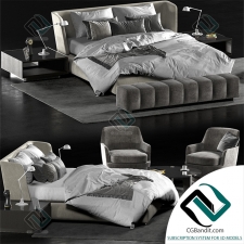 Кровать Bed Minotti creed