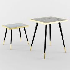 Marble side tables