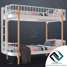 Детская кровать Children's bed Bunk bed by Oliver furniture