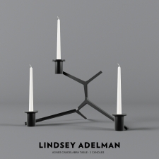 Agnes Candelabra Table - 3 Candles