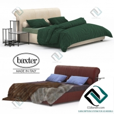 Кровать Bed Alfred Leather Baxter