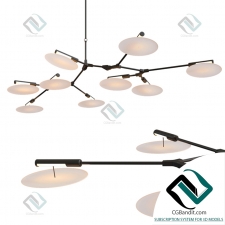 Подвесной светильник Hanging lamp Branching Discs