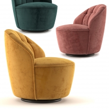 Armchair Margot Swivel Accent Chair