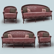 classic sofa and armchair 