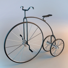 Декоративный кованый ретро велосипед