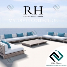 Диван Sofa Restoration Hardware Maldives Collection