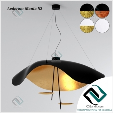 Подвесной светильник Hanging lamp Lederam Manta S2