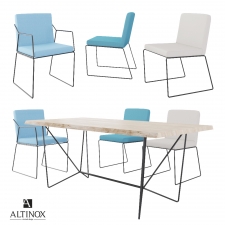 Dining table and chairs Altinox