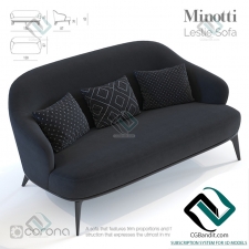 Диван Sofa Minotti Leslie