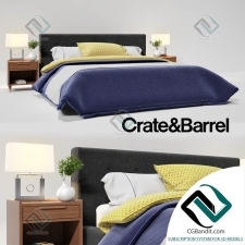 Кровать Bed Crate&Barrel Tate King