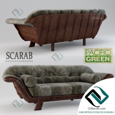 Диван Sofa Scarab Pacific Green