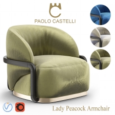 Armchair Lady Peacock