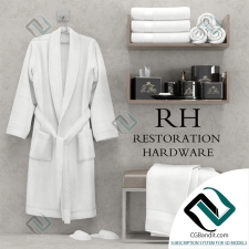Rh bathroom accessories набор аксессуаров для ванной