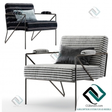 Кресло Armchair Kelly Wearstler Emmett Lounge Chair