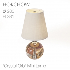 Horchow Crystal Orb Mini Lamp