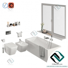 Декор для санузла Bathroom Set 30