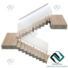 лестница современная modern staircase 10