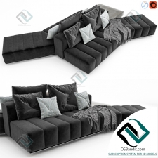 Диван Sofa Minotti Freeman Lounge Arrangement 06