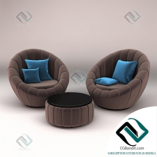 Armchair With Coffee Table