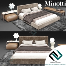 Кровать Bed Minotti Bartlett