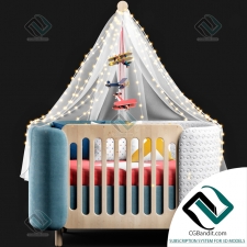 Детская кровать Children's bed Dot and Cross